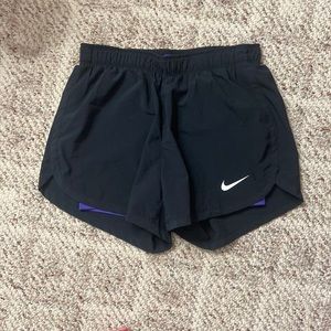 Black and Purple Nike Shorts